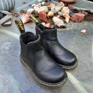 Dr. Martens Black Leather Chelsea Boots
